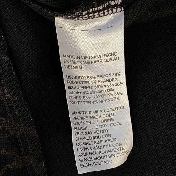 Chico's Cheetah Print Tailored Ponte Leggings Women's Size 20 (Chico's Size 4) - Picture 7 of 9